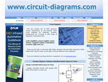Tablet Screenshot of circuit-diagrams.com
